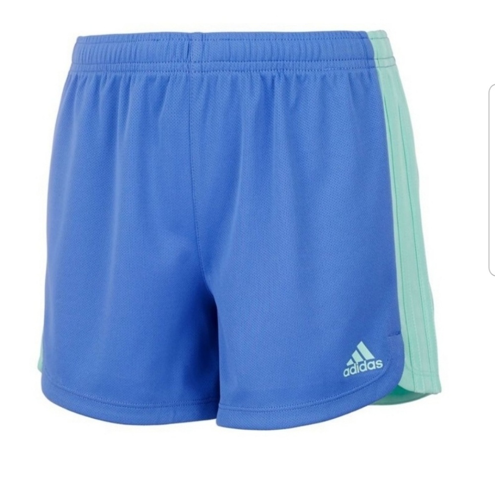 adidas Girls 3-Stripe Blocked Shorts